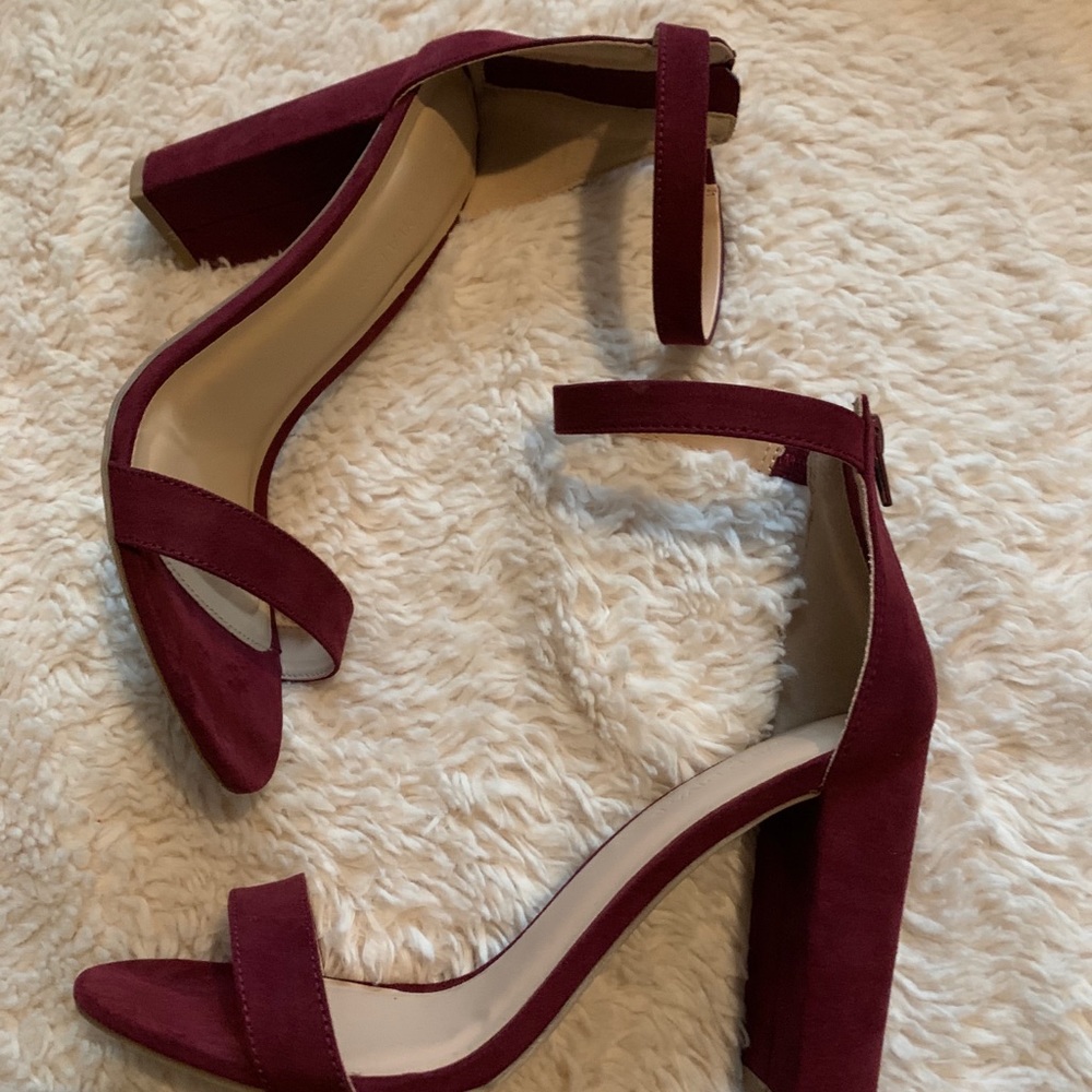 maroon heels